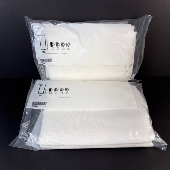 IKEA Other - IKEA LILL white sheer curtains NWT (2 pairs)